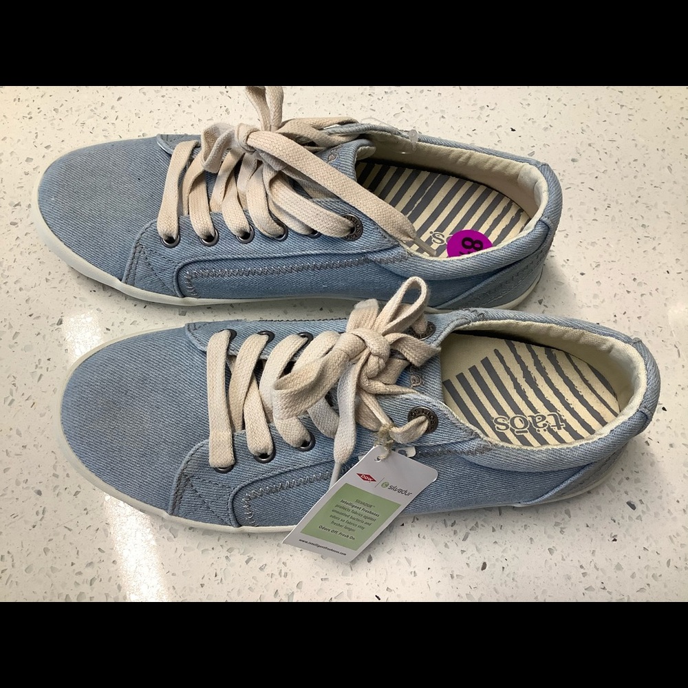 Taos Star Sky Blue Wash Canvas